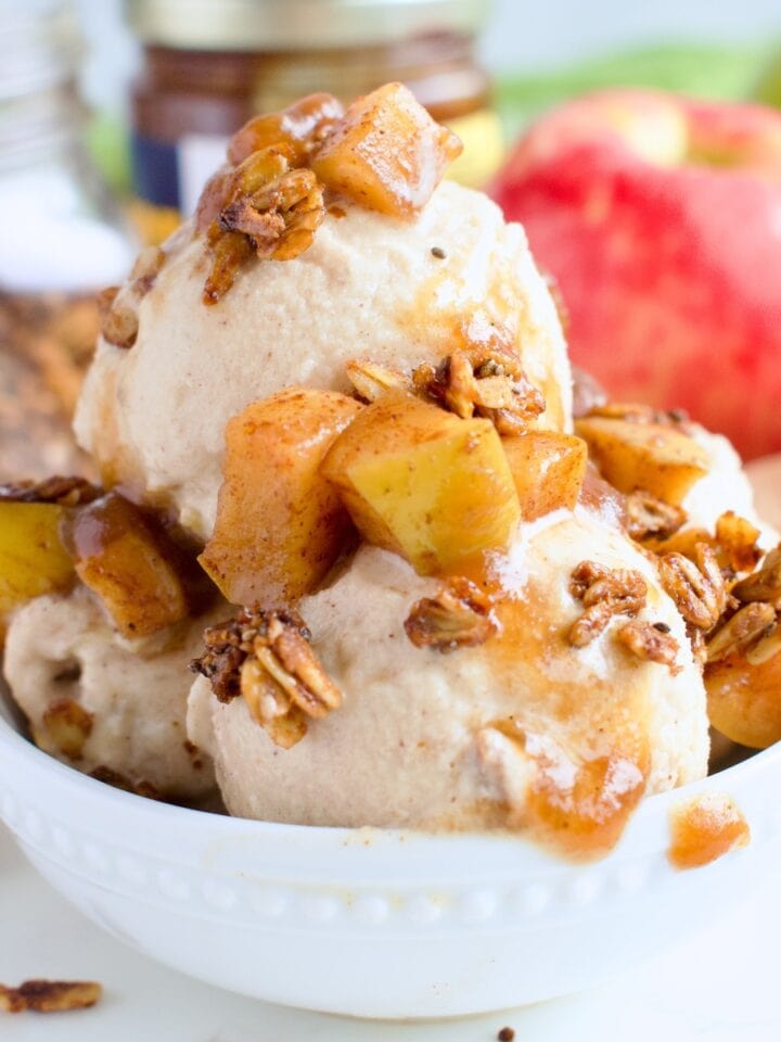 apple crisp ice cream
