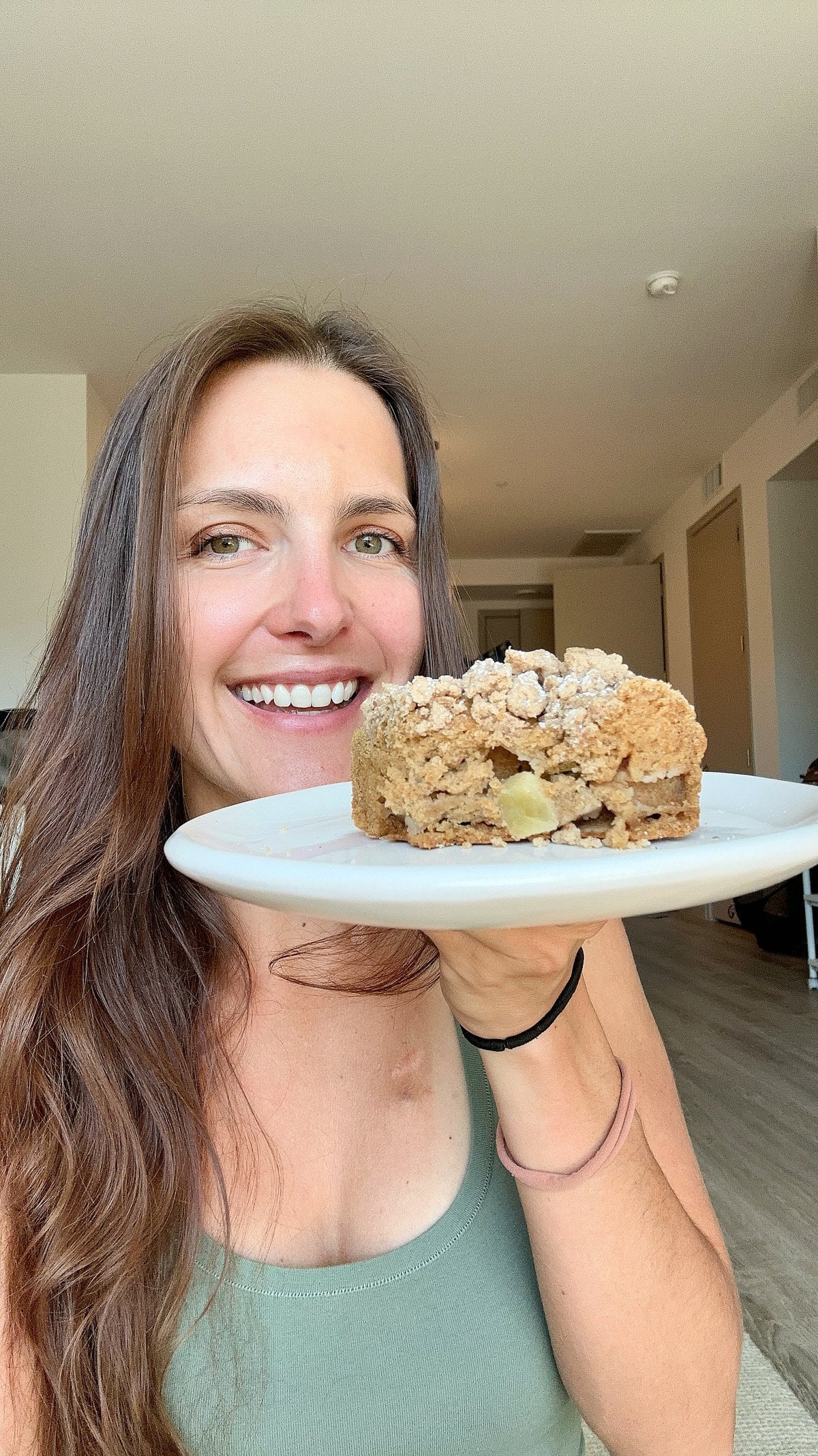 gluten free apple crumble cake