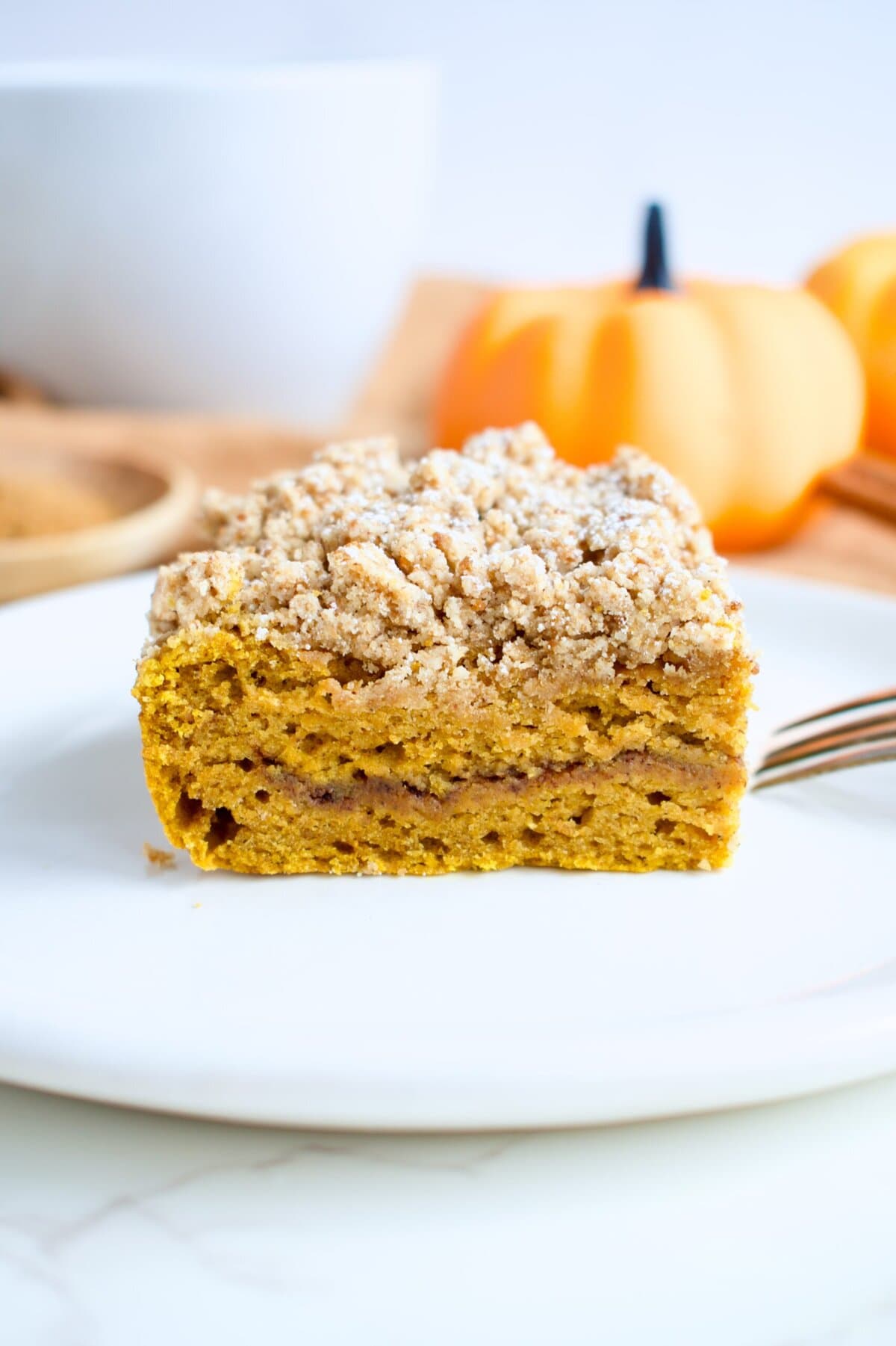 pumpkin streusel coffee cake