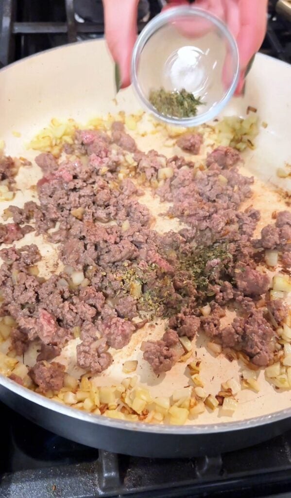 how to make beef and veggie pasta