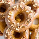 gluten free sweet potato donuts with maple glaze