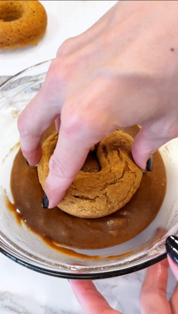 how to make refined sugar free maple glazed donuts