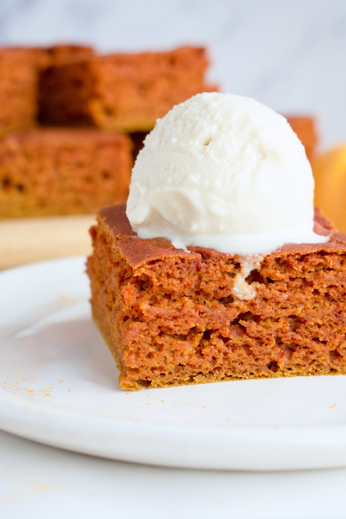 gluten free olive oil pumpkin cake with turmeric
