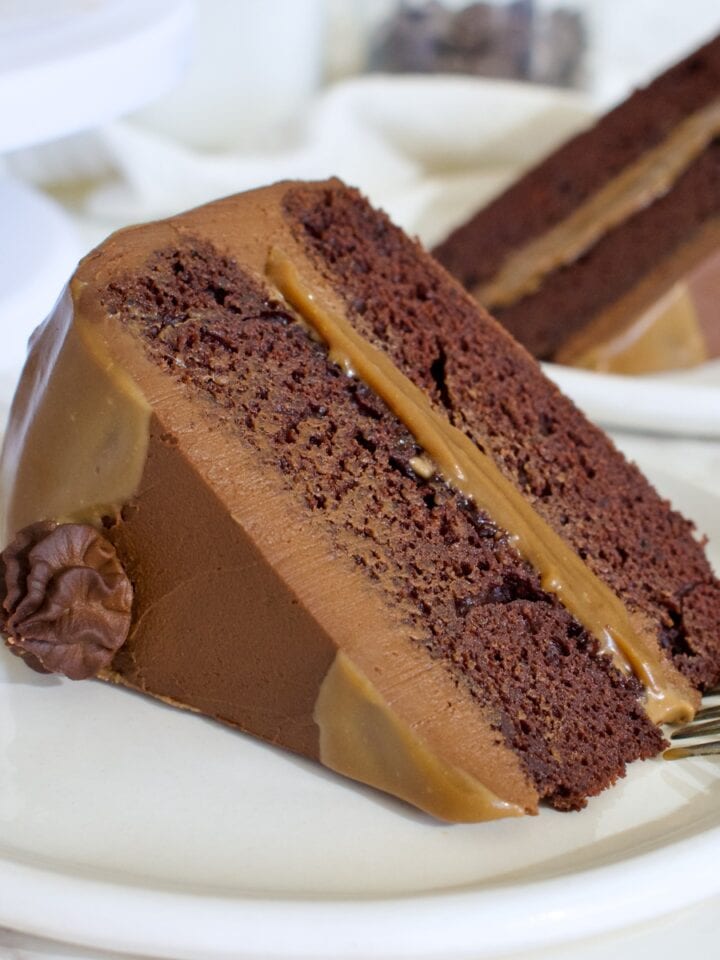gluten free salted caramel chocolate cake