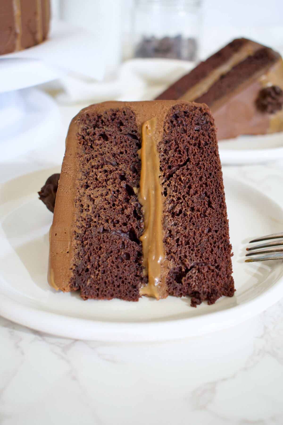 gluten free dairy free salted caramel chocolate cake
