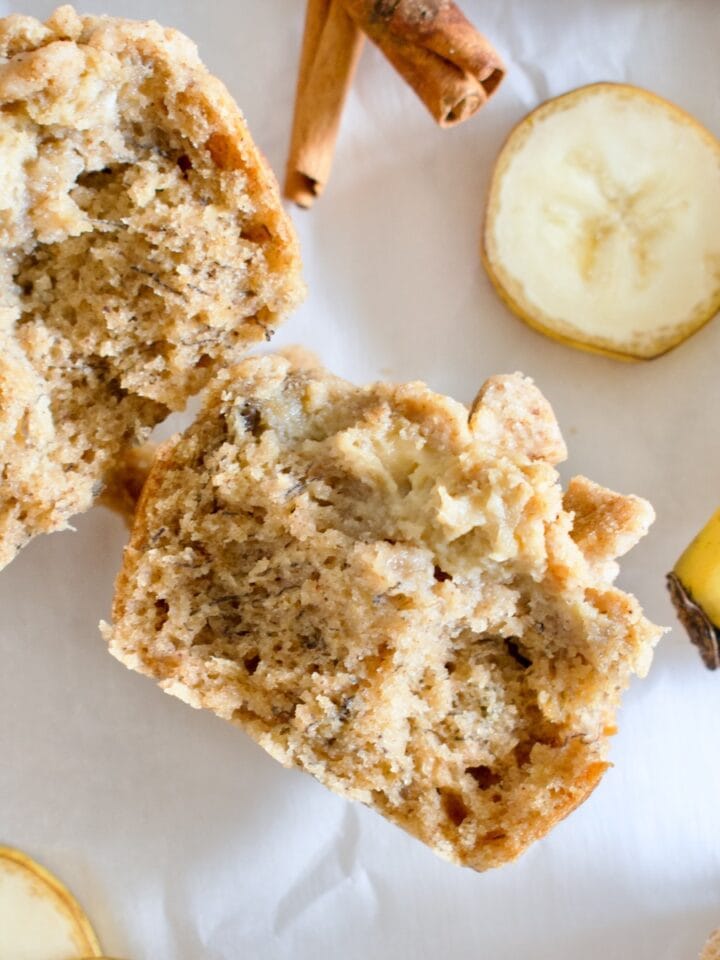 gluten free banana pudding muffins