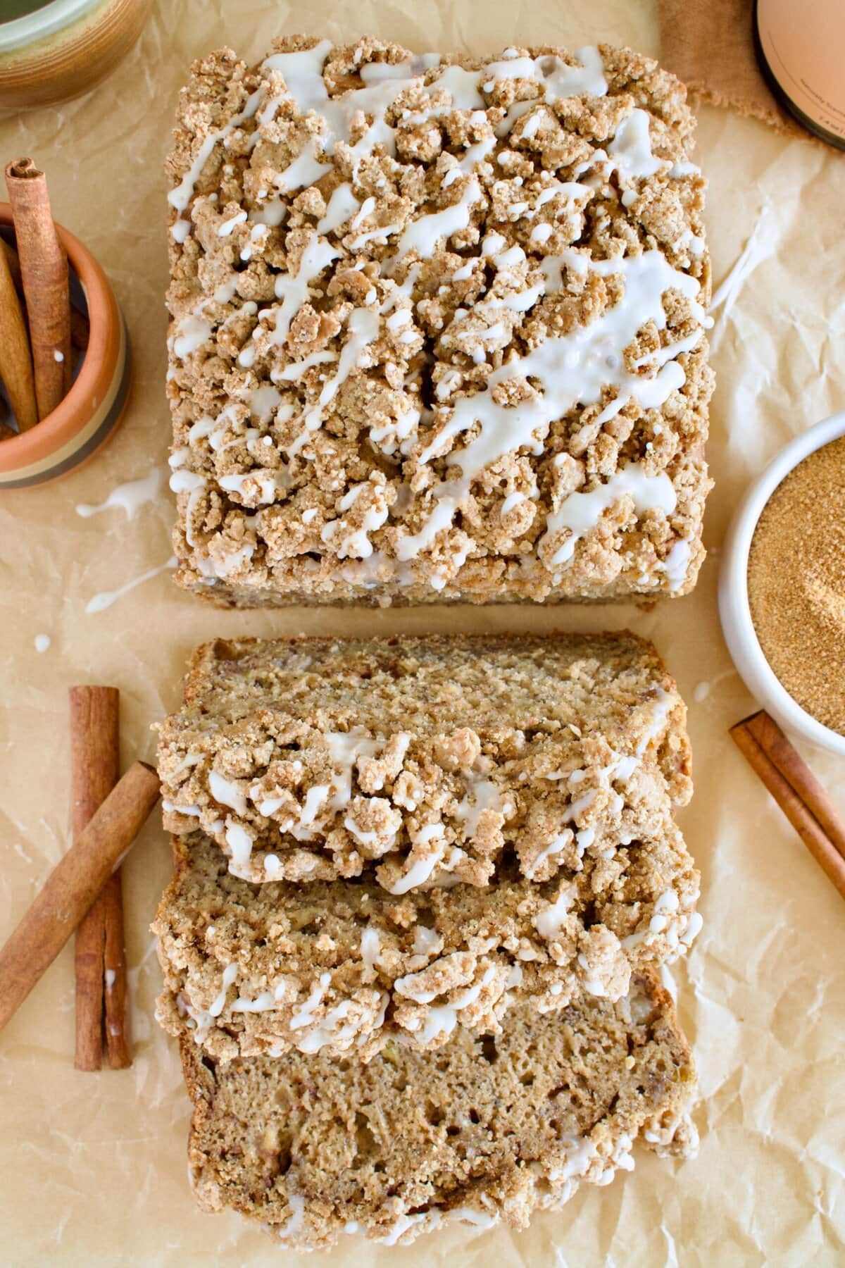 gluten free banana coffee cake