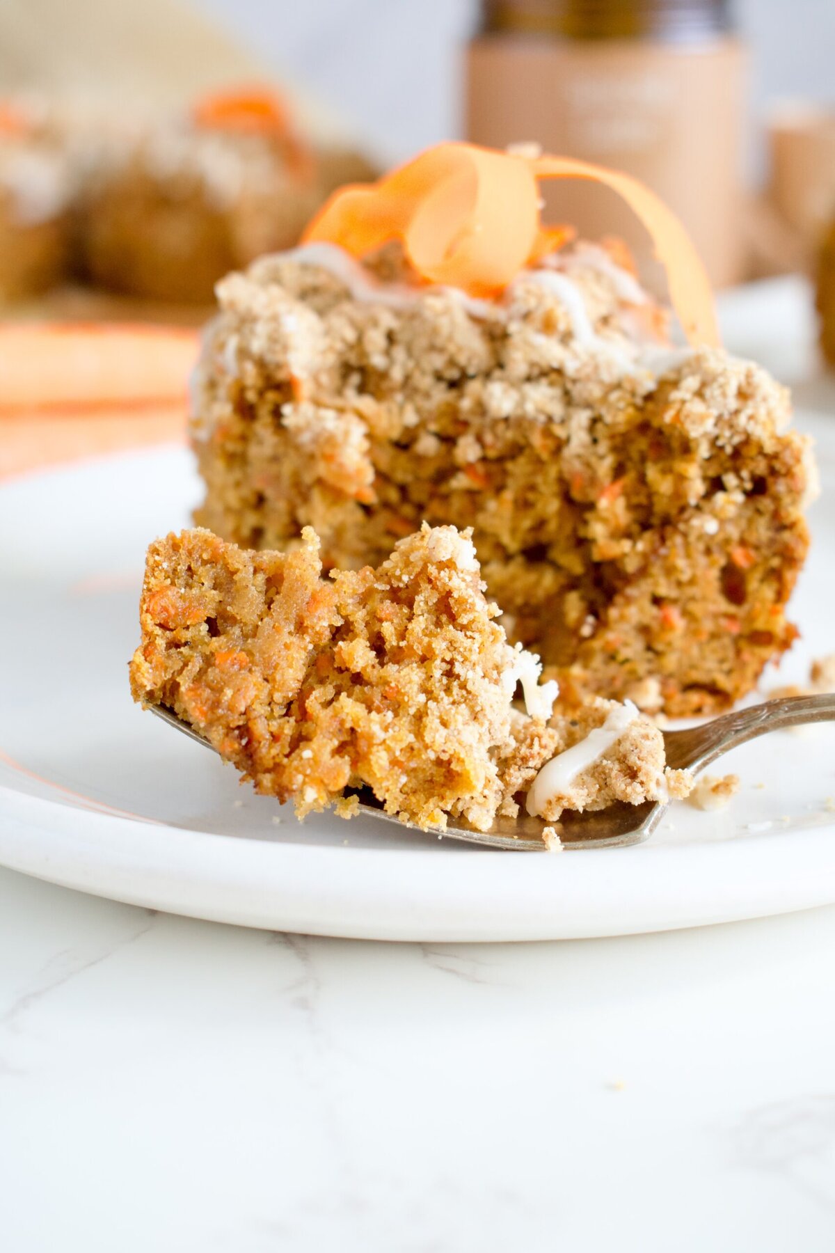 gluten free dairy free carrot cake coffee cake