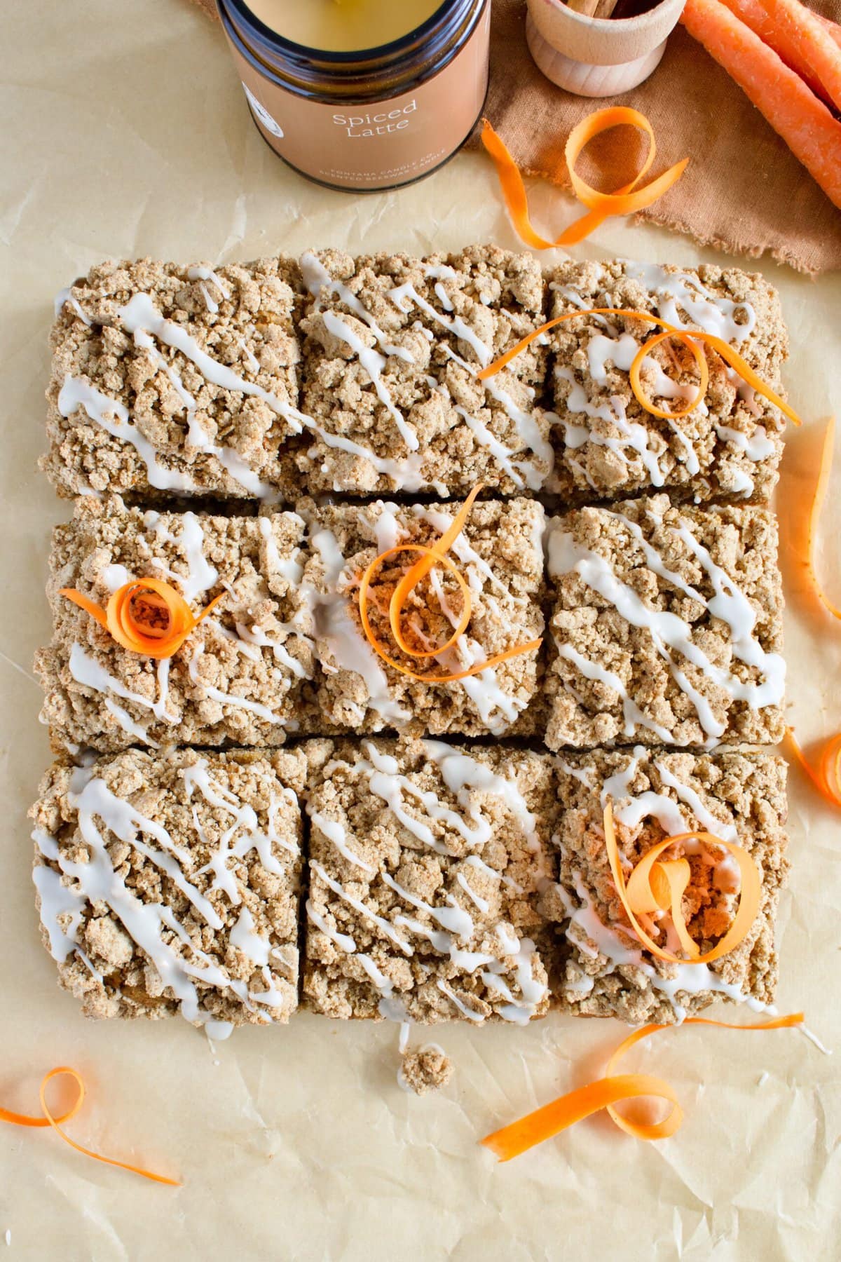 gluten free carrot cake coffee cake