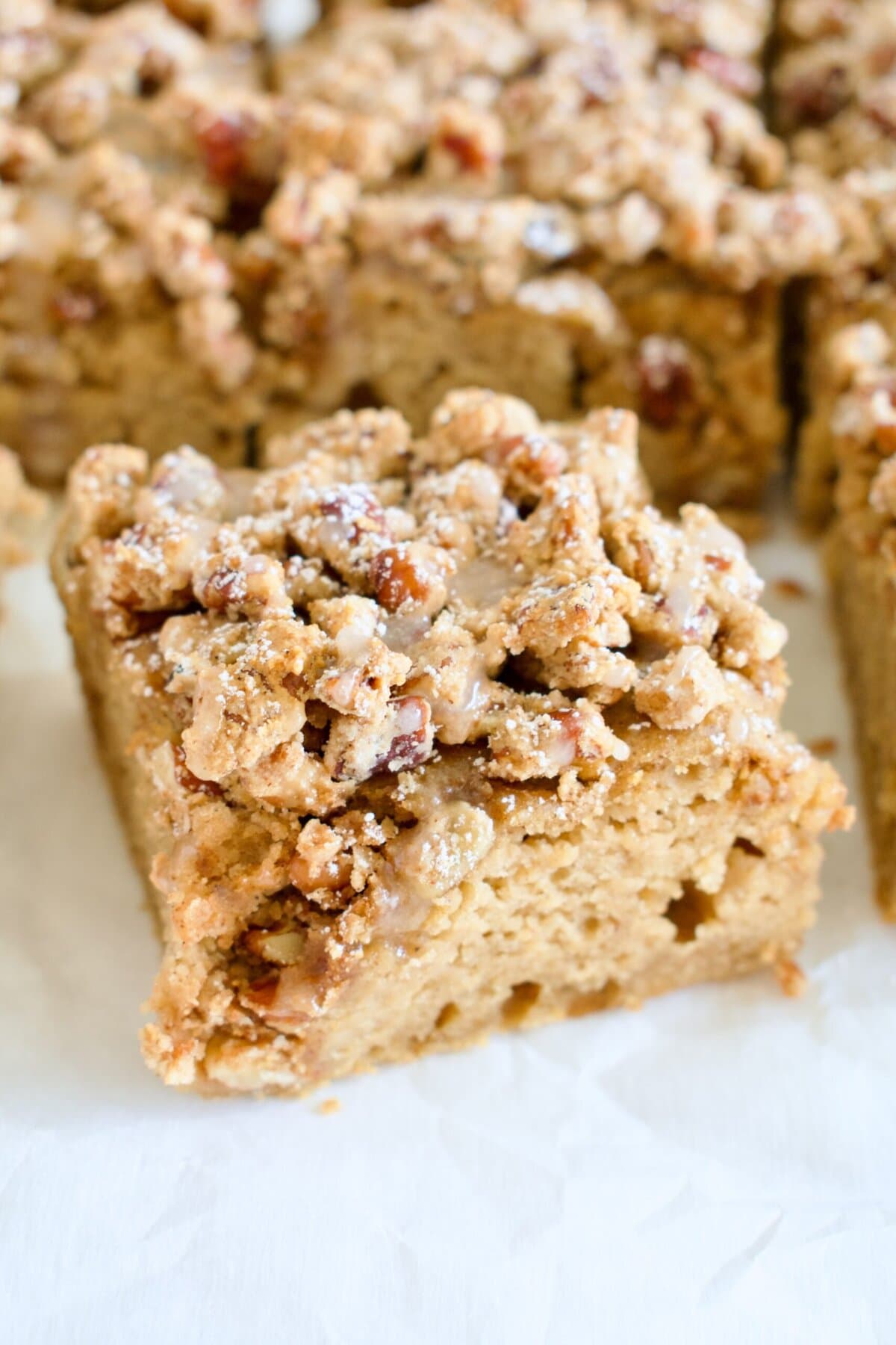 gluten free dairy free maple pecan cake