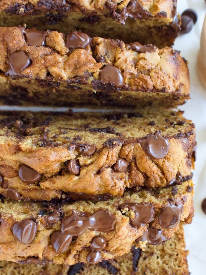 gluten free cinnamon chocolate chip bread