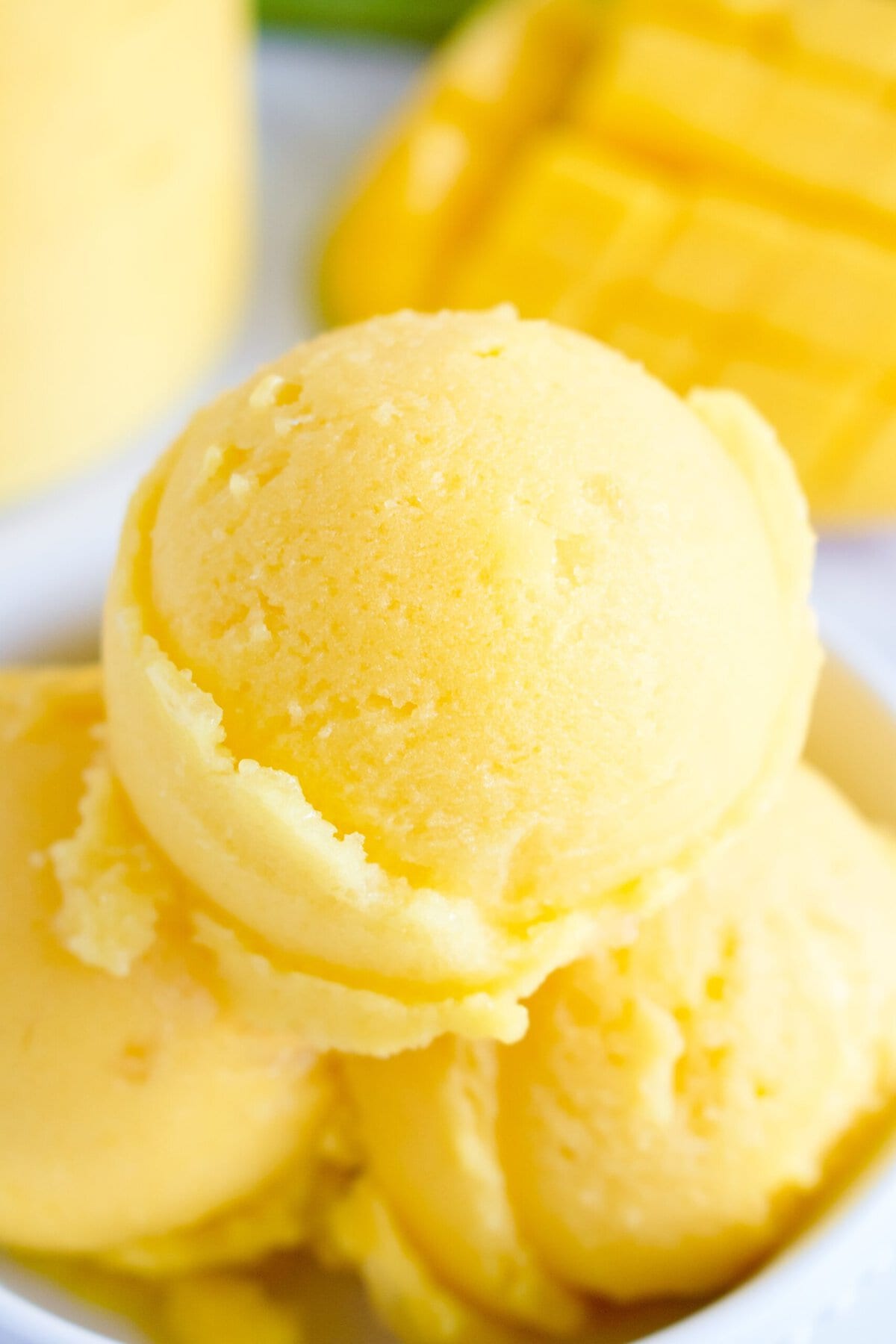 2 ingredient ninja creami mango sorbet