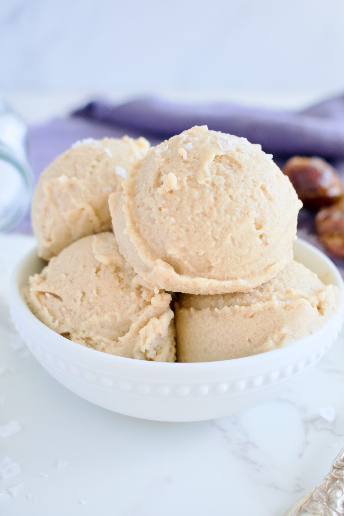 vegan salted caramel ice cream
