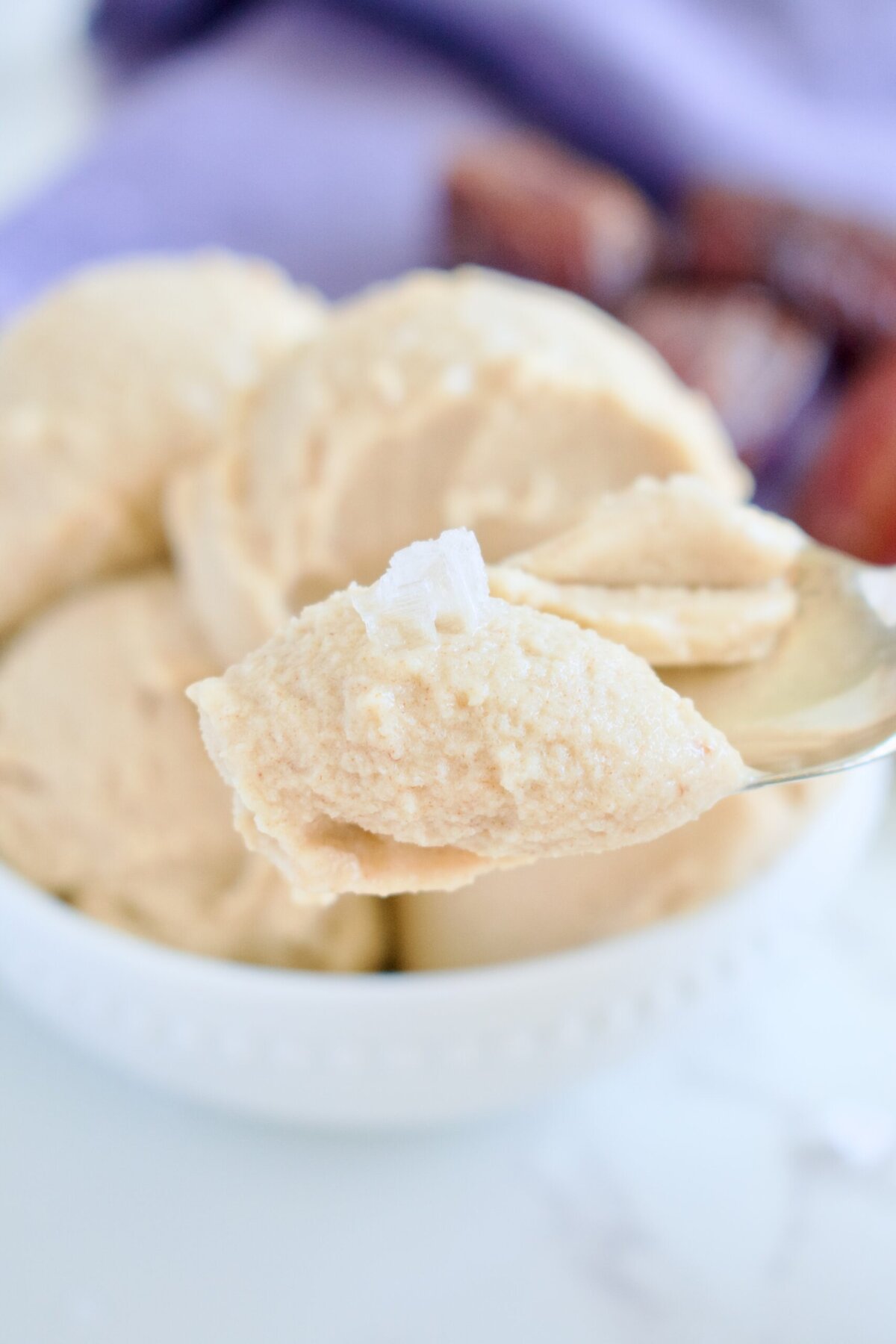vegan salted caramel ice cream