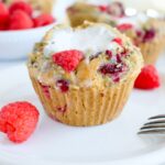 gluten free raspberry cream cheese muffins