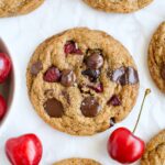 dairy free gluten free cherry chocolate chip cookies