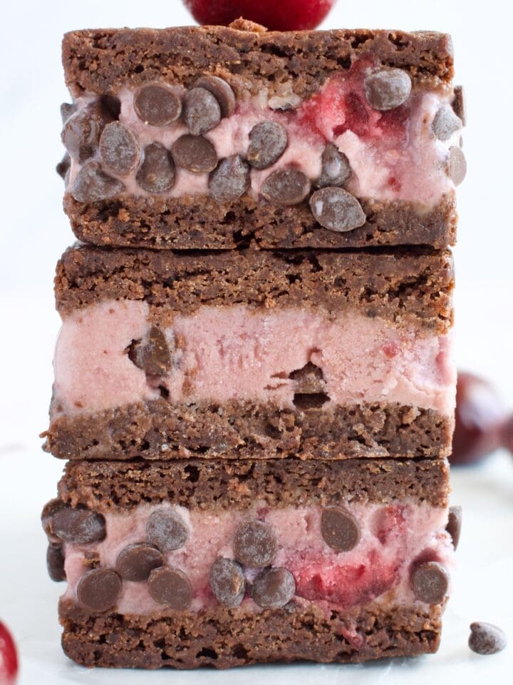 gluten free dairy free cherry ice cream sandwiches