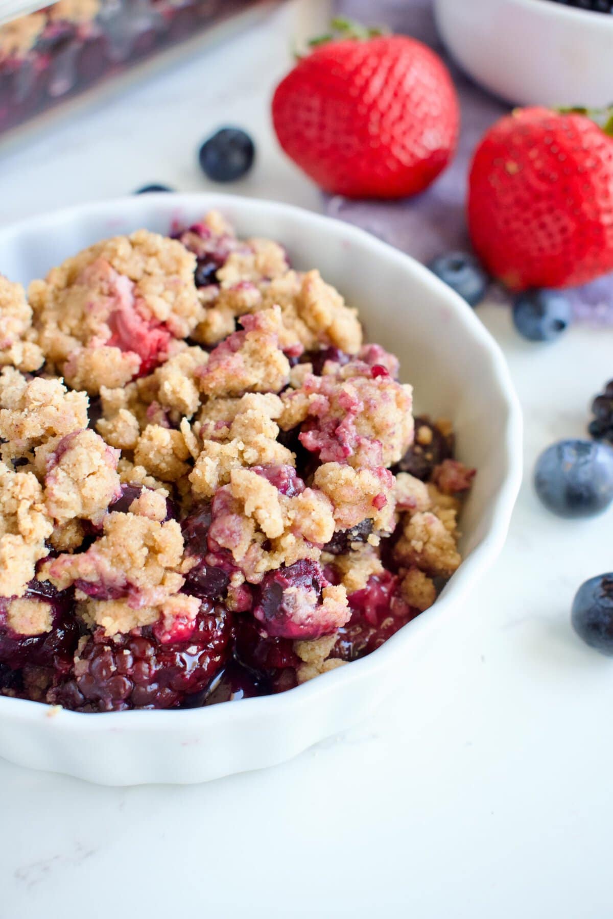 gluten free fruit crumble