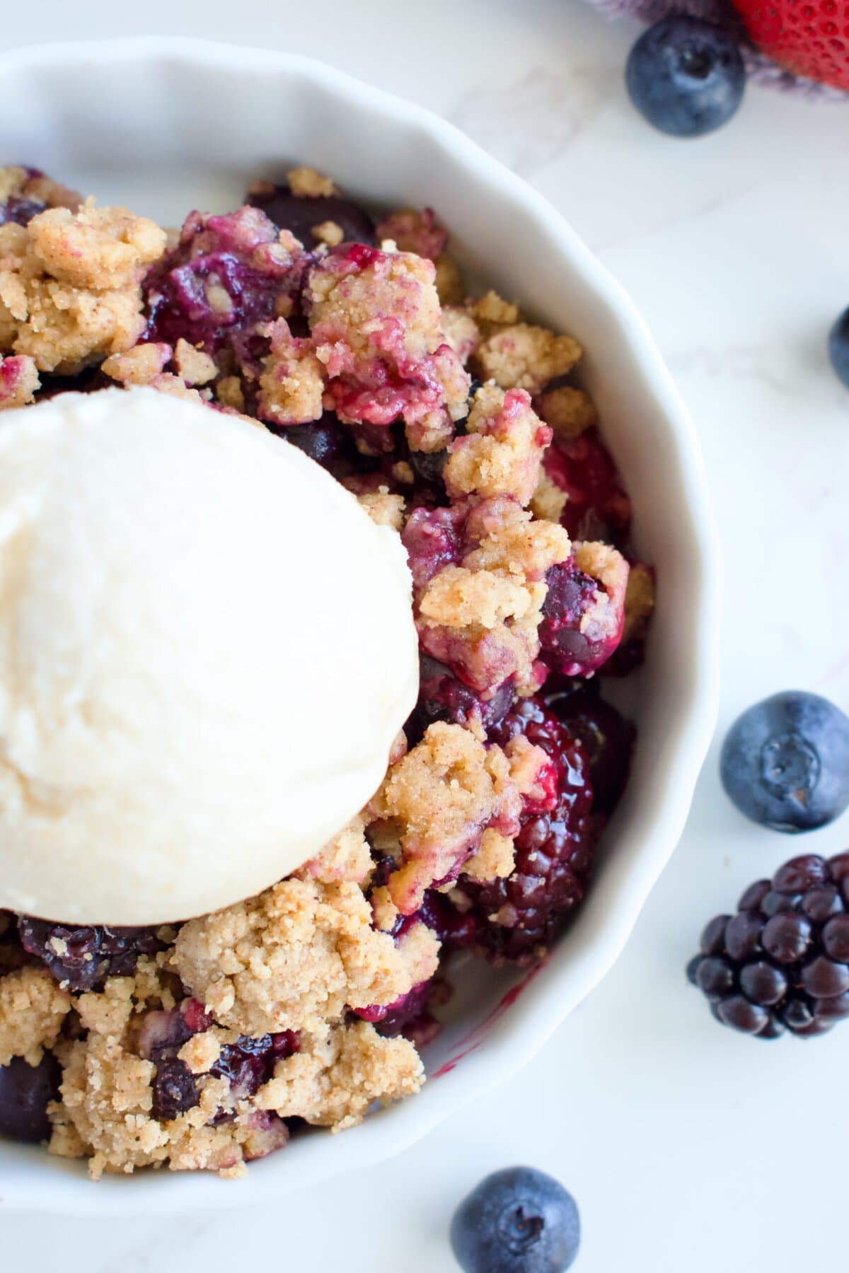 gluten free dairy free fruit crumble