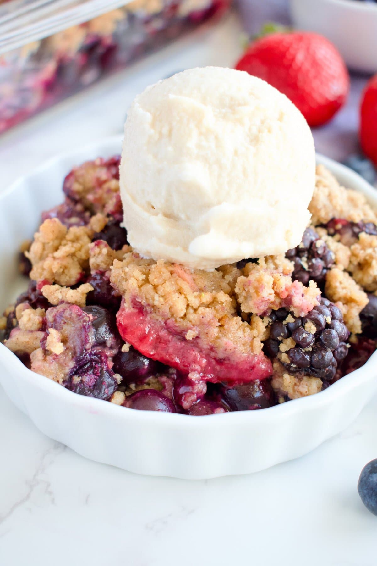 gluten free any fruit crumble