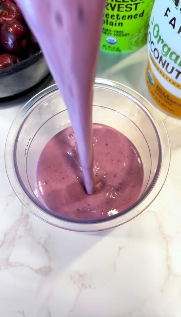 how to make ninja creami cherry ice cream