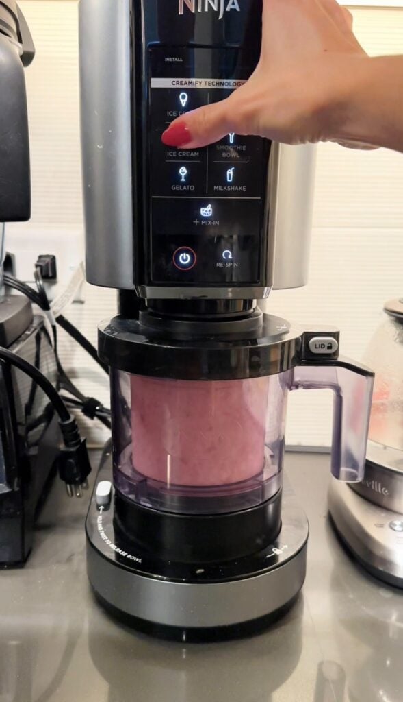 how to make vegan ninja creami cherry ice cream